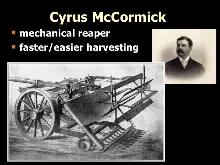 Image result for cyrus mccormick mechanical reaper