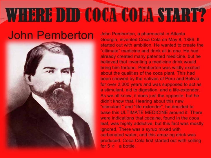 Image result for invention of coca cola