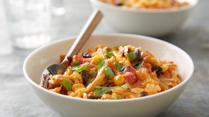Slow-Cooker Southwest Cheesy Chicken and Rice