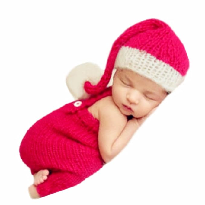 Image result for Newborns Wearing Knitted Christmas Outfits