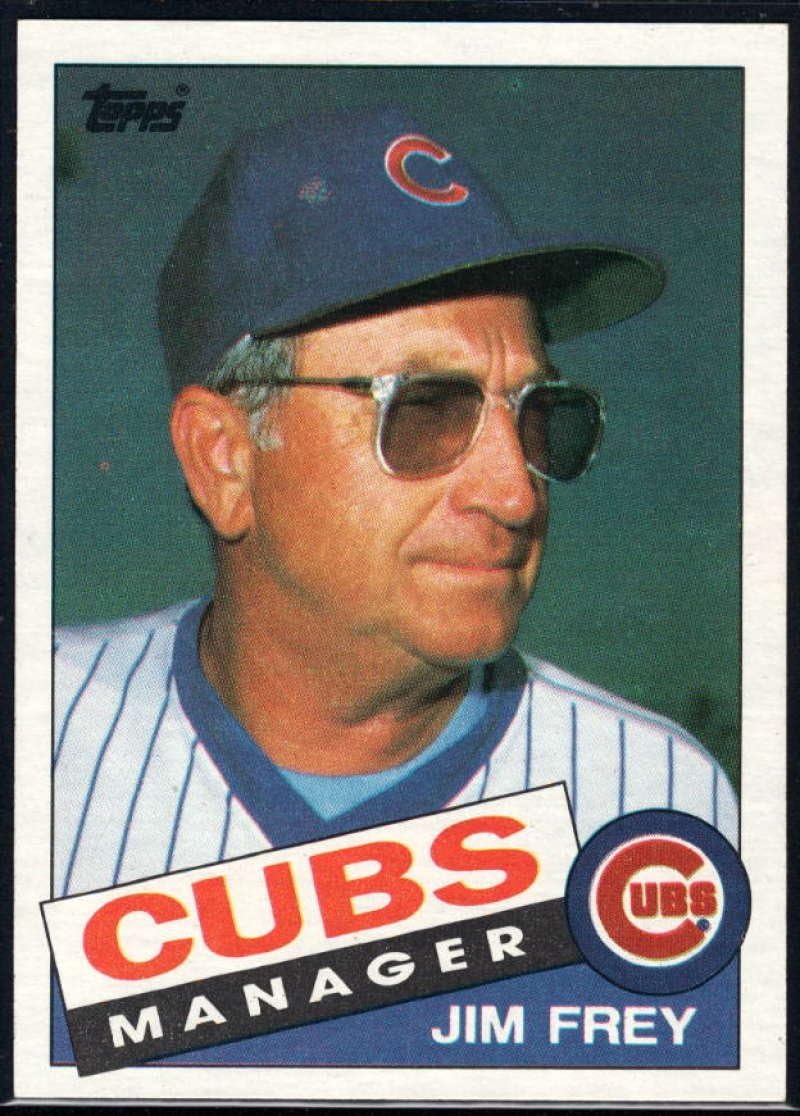 Amazon.com: Baseball MLB 1985 Topps #241 Jim Frey MG Cubs ...