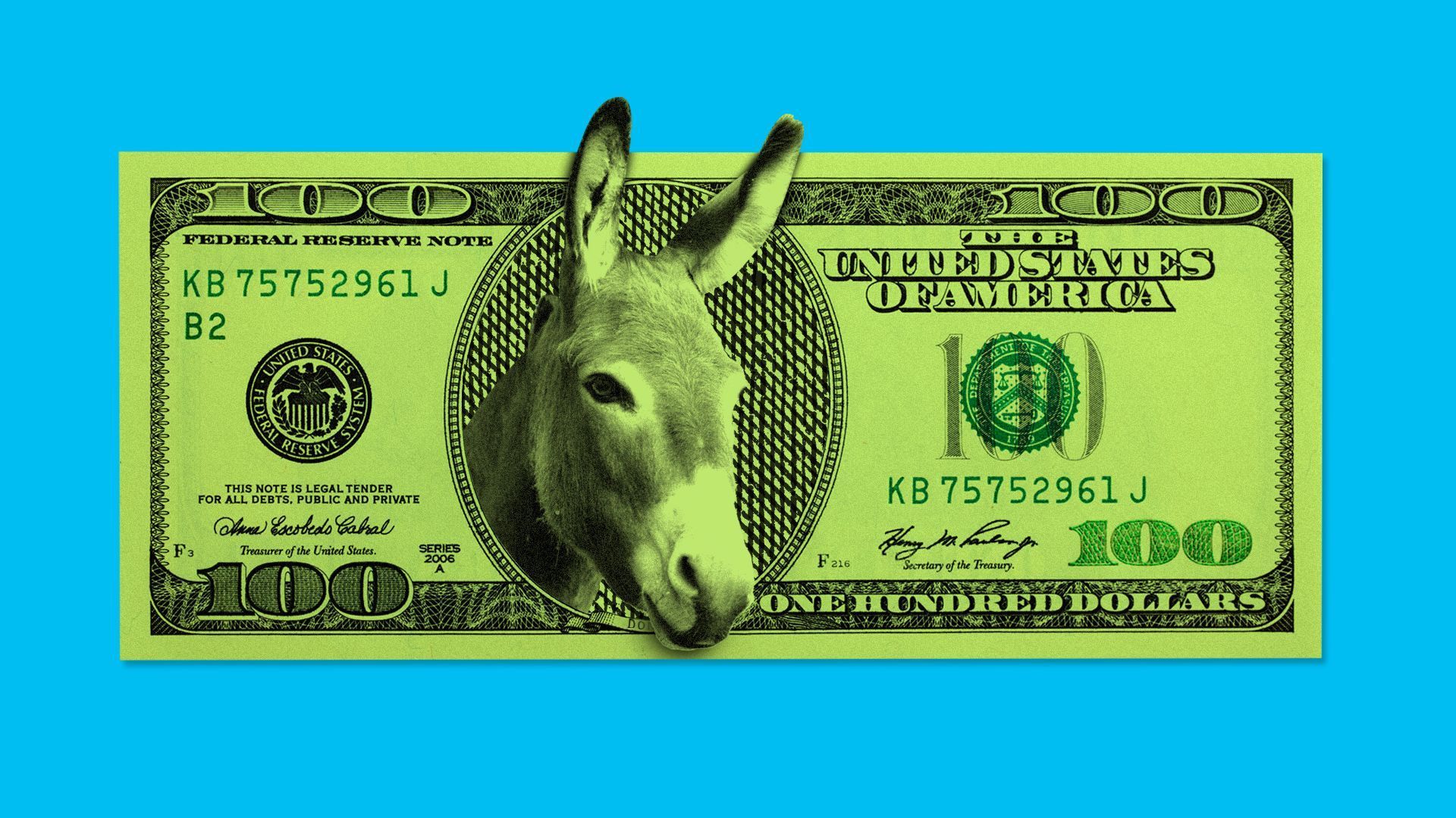 a donkey and a dollar