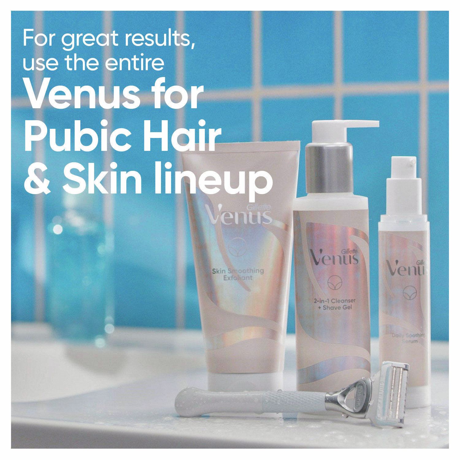 Venus’ Pubic Hair & Skin Razor