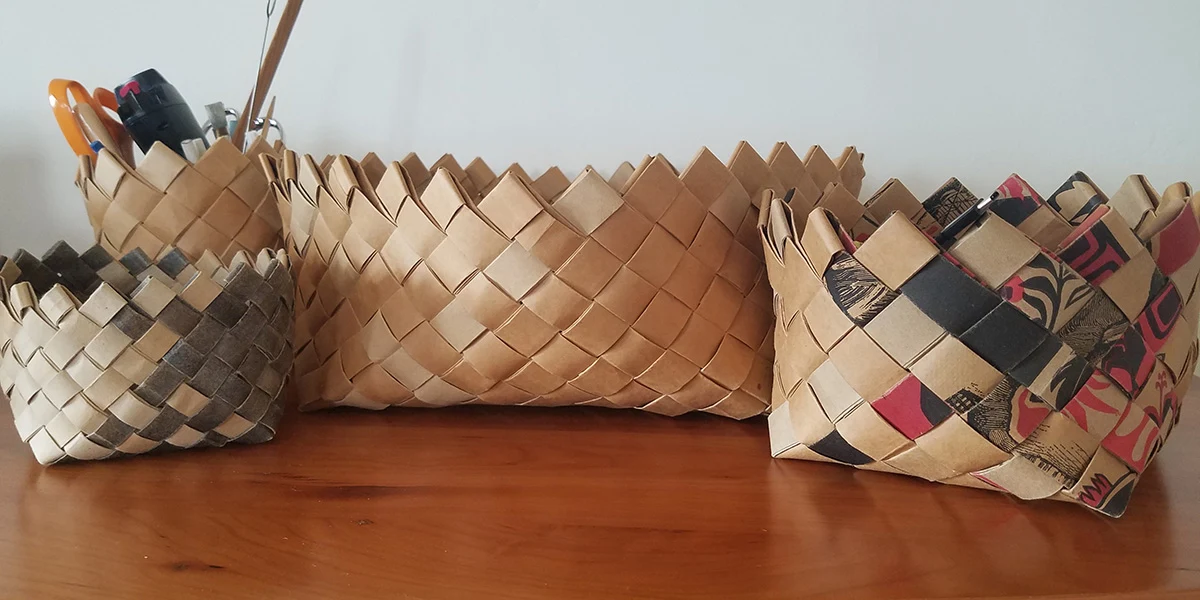 Fun and Free: Paper Bag Basketry Primary Image