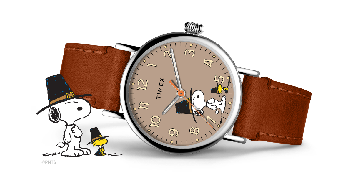 Timex Standard x Peanuts Featuring Snoopy Thanksgiving