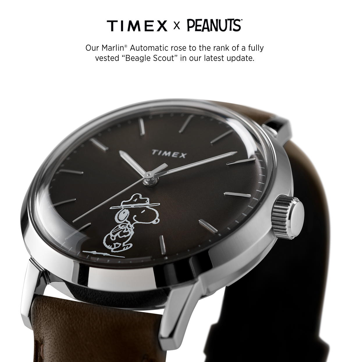Timex x Peanuts | Our Marlin Automatic rose to the rank of a fully voted Beagle Scout in our latest update