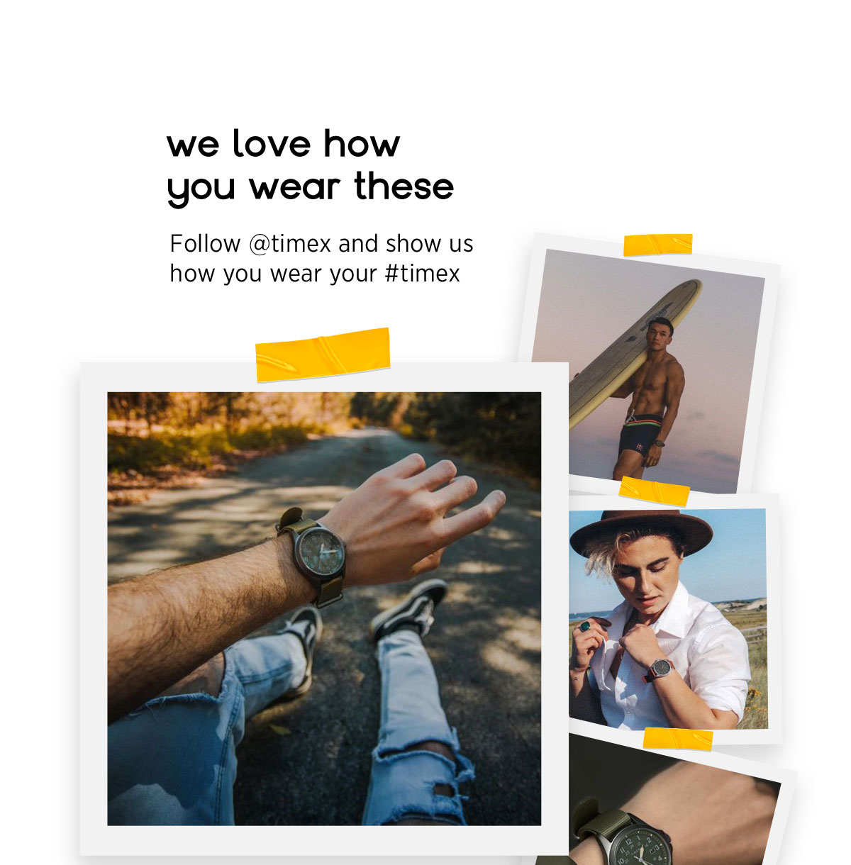 We love how you wear these | Follow Timex and show us how you wear your #timex