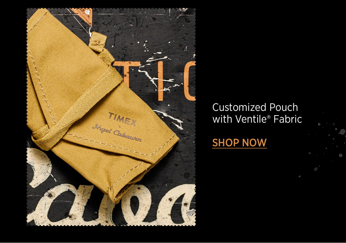 Customized Pouch with Ventile® Fabric | SHOP NOW