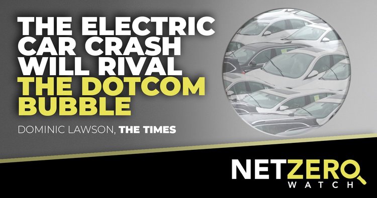 The electric car crash will rival the dotcom bubble