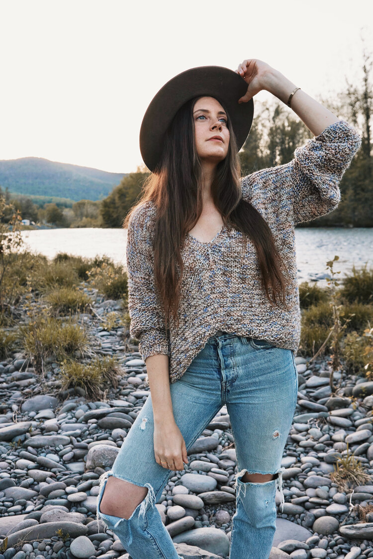 Magic Hour Sweater Pattern by Two of Wands