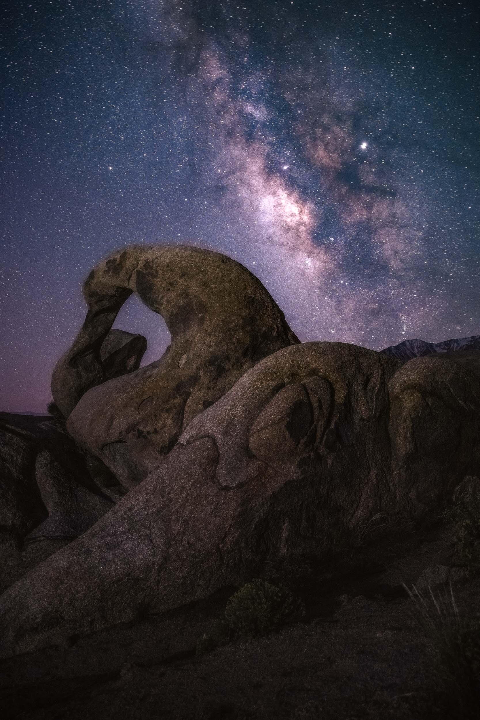 Milky Way in Alabama Hills Arch California