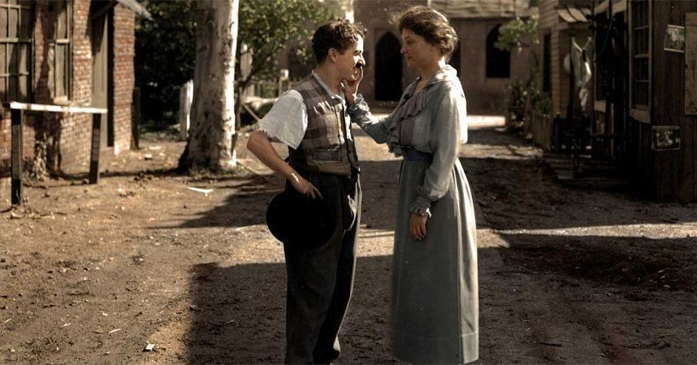 Chaplin Meets Helen Keller
