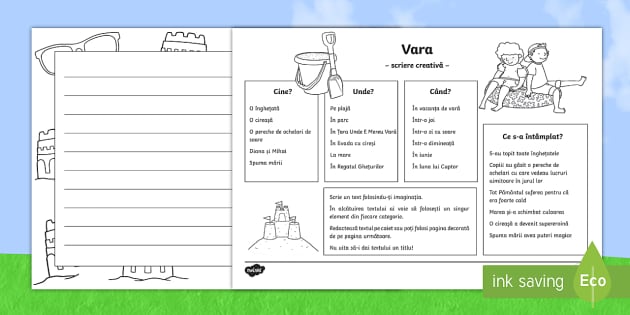 Vara - Scriere creativă