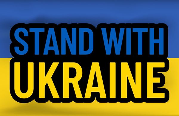 We stand with Ukraine We stand with Ukraine