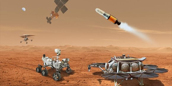 3. La NASA finaliza la revisión de requisitos del sistema del programa para devolver muestras de Marte