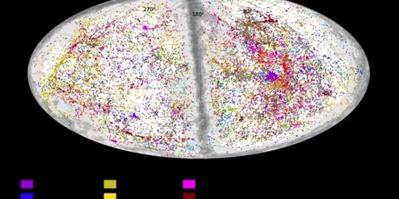 7. Astrónomos mapean distancias a 56.000 galaxias