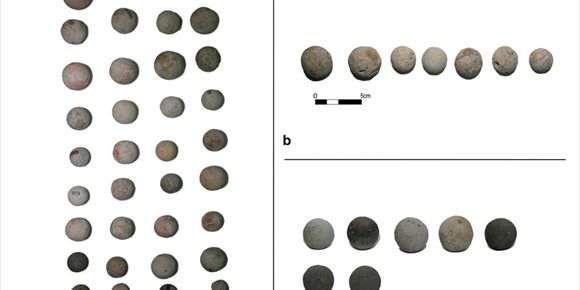 4. Esferas de piedra pueden ser fichas de un antiguo juego de mesa