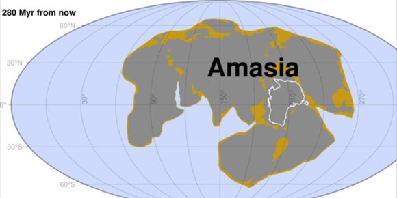 2. El Océano Pacífico dará paso al supercontinente Amasia