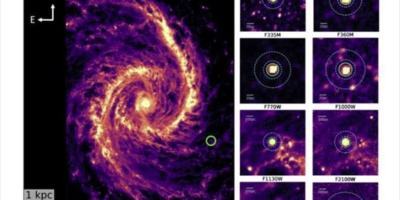 3. Supernova captada en el acto en la galaxia de la Bailarina Española