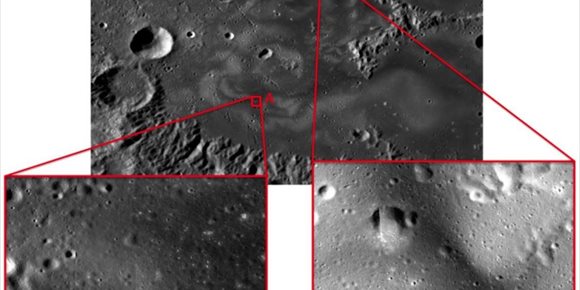 4. Evidencia de regolito lunar altamente móvil