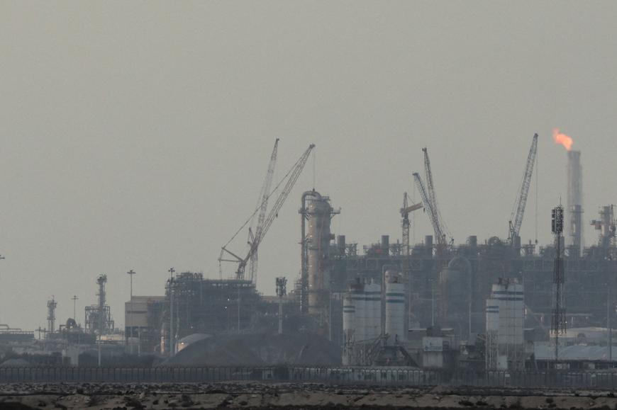 Instalações de produção de gás natural liquefeito na Cidade Industrial de Ras Laffan (Catar), 2 de março de 2026.