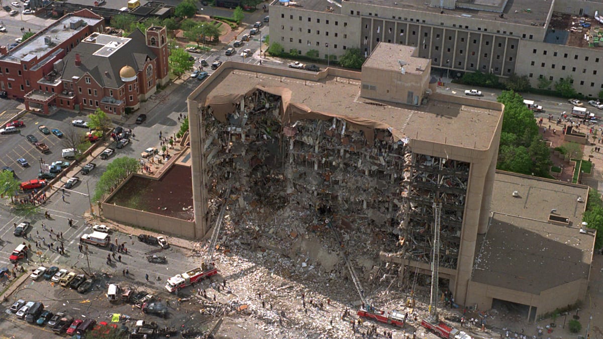 Image result for oklahoma city bombing