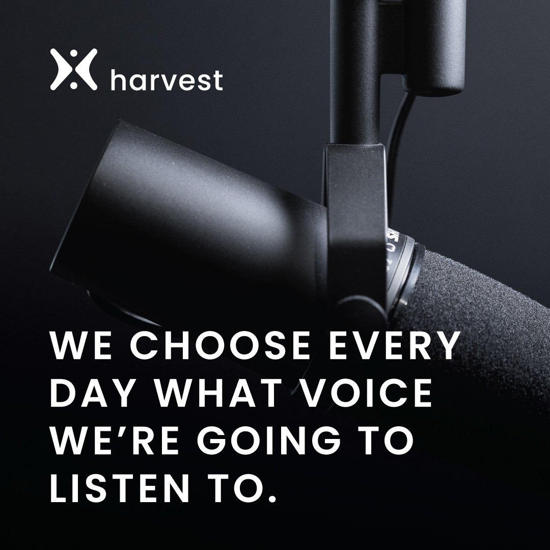 We choose every day what voice we’re going to listen to.
