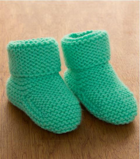 Image result for garter stitch booties