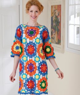 Bright & Beautiful Top in Aunt Lydia's Classic Crochet Thread Size 10 Solids - LC3010