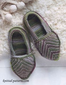 Knitting Slippers Free Pattern