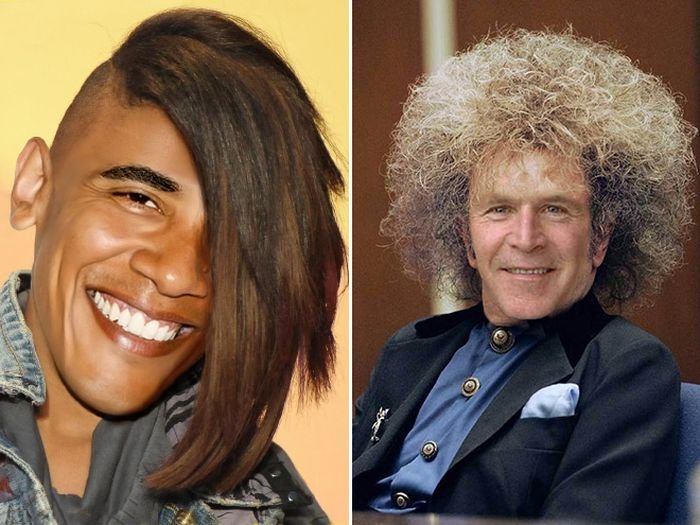 If famous politicians had strange haircuts