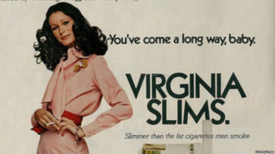 Image result for virginia slims ads you've come a long way baby