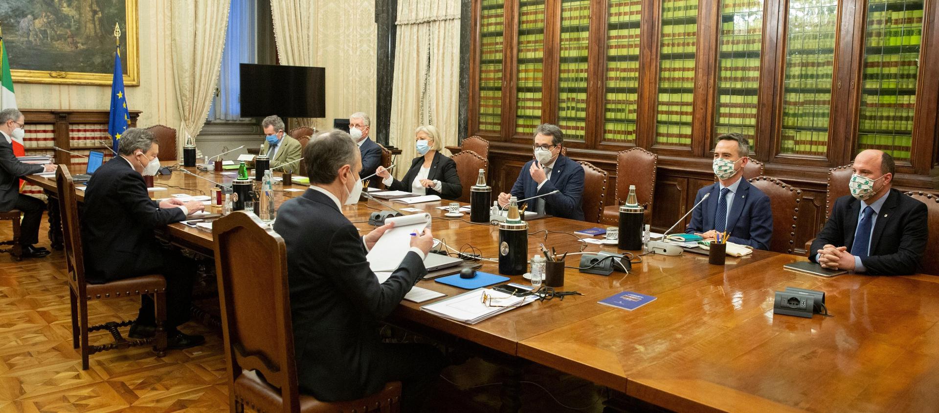 Consultazione associazioni ambientaliste e Mario Draghi Consultazione associazioni ambientaliste e Mario Draghi