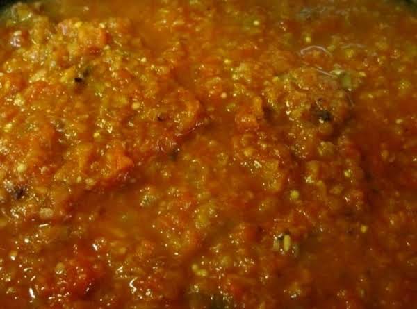 Loaded Veggie Pasta Sauce- Slow Cooker Recipe