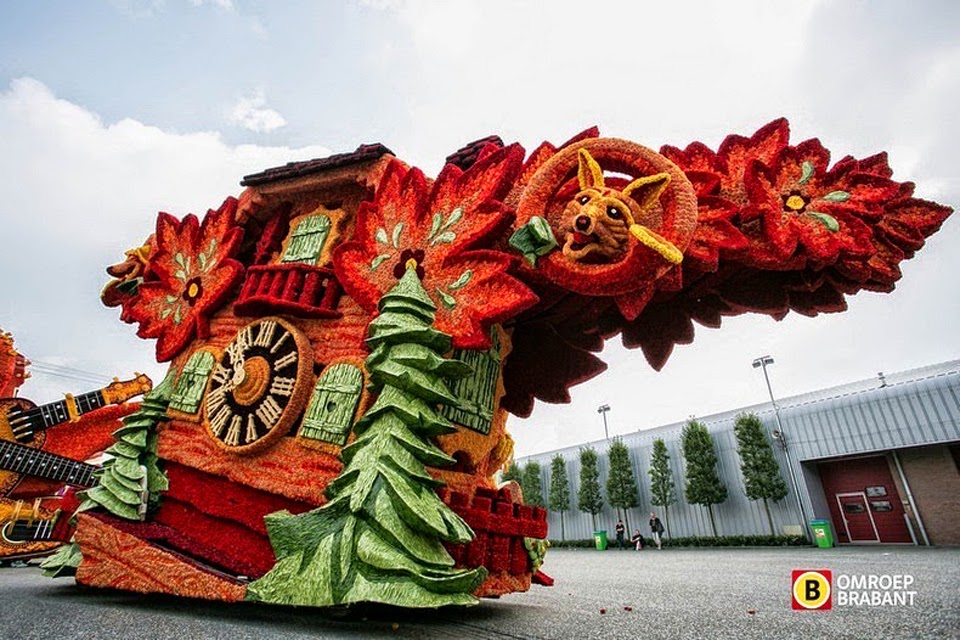 Vẻ đẹp của lễ hội xe hoa ở Hà Lan