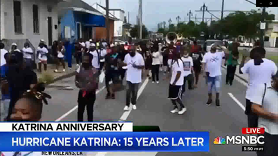 Screenshot of our march on MSNBC Screenshot of our march on MSNBC