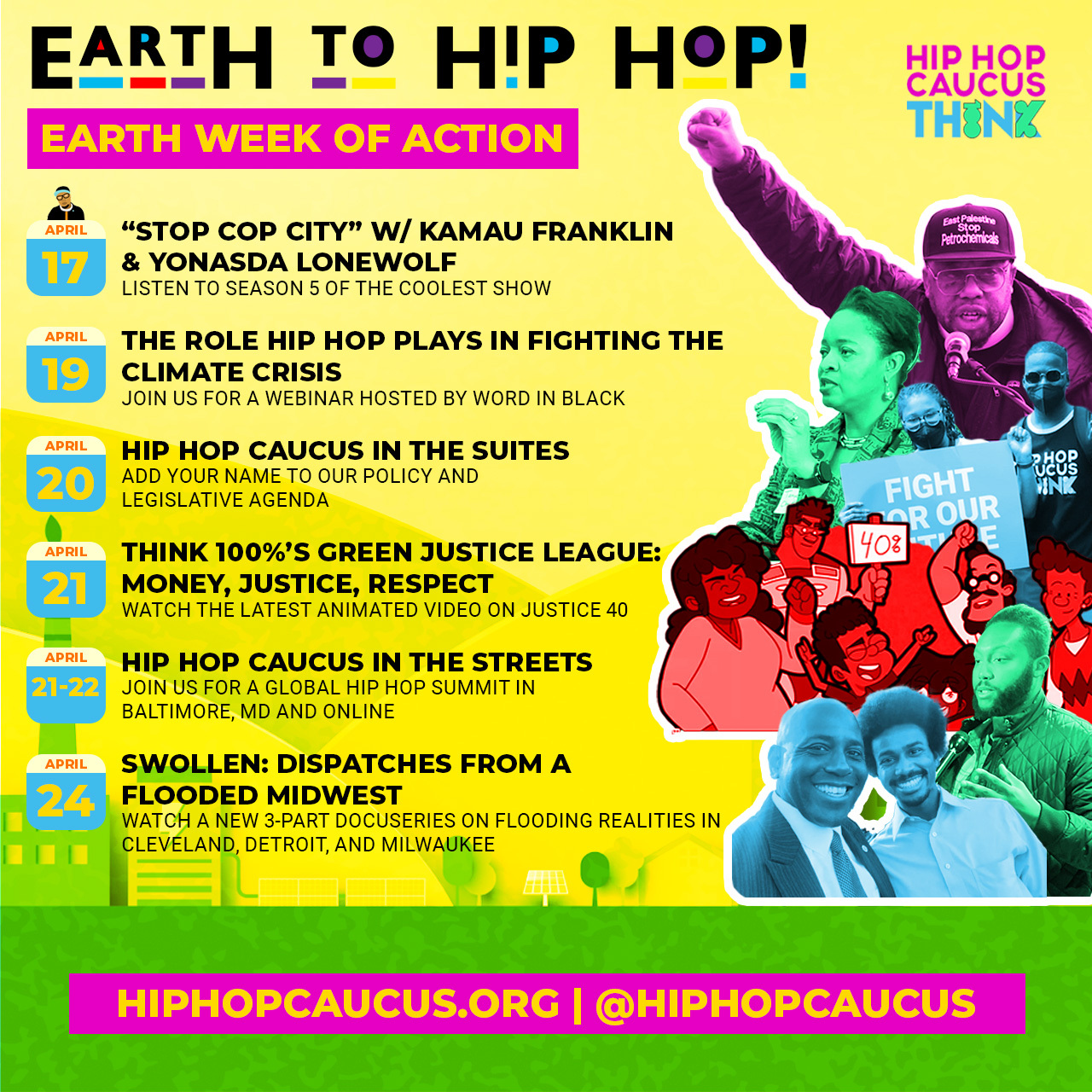 Earth To Hip Hop: Earth Week Actions