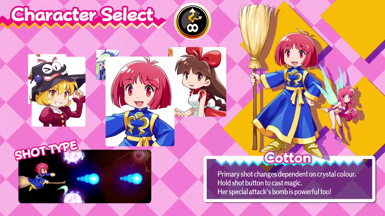 Character select screen