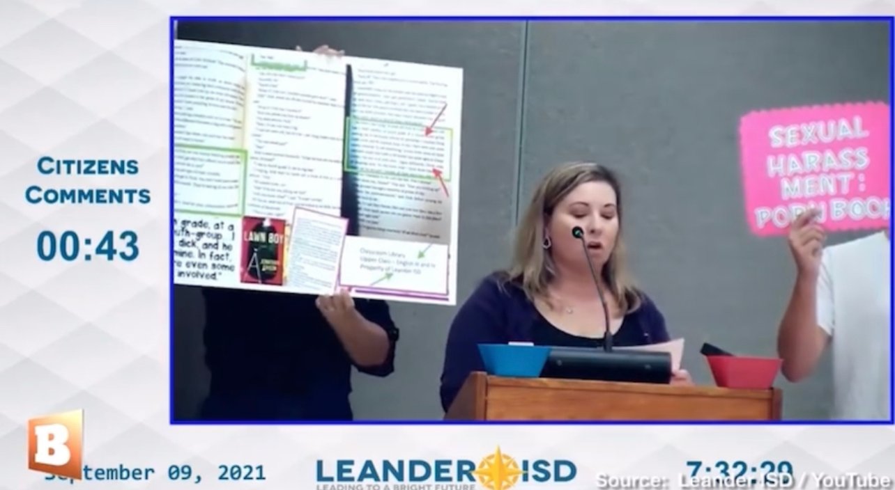 Mother Reads Sexually Explicit School Library Book To Board Members…“We Sucked Each Other’s D***s” Mother Reads Sexually Explicit School Library Book To Board Members…“We Sucked Each Other’s D***s”