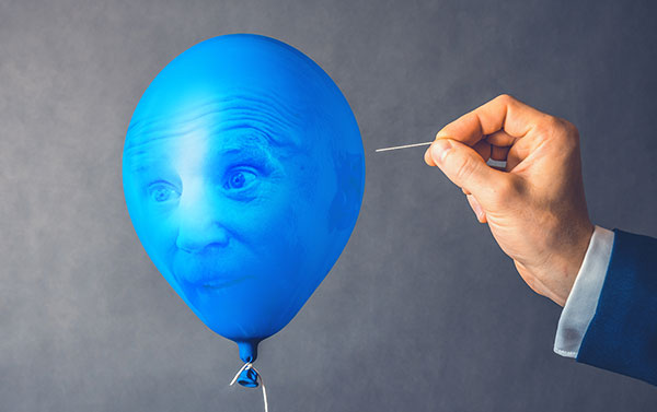 Biden in a balloon