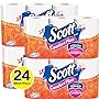 Scott ComfortPlus Toilet Paper, 4 Packs of 6 Mega Rolls (24 Rolls Total) Bath Tissue