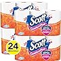 Scott ComfortPlus Toilet Paper, 4 Packs of 6 Mega Rolls (24 Rolls Total) Bath Tissue