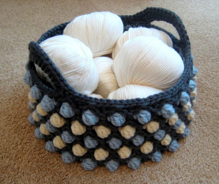 Honeycomb Pop Basket - a free crochet pattern from Make My Day Creative