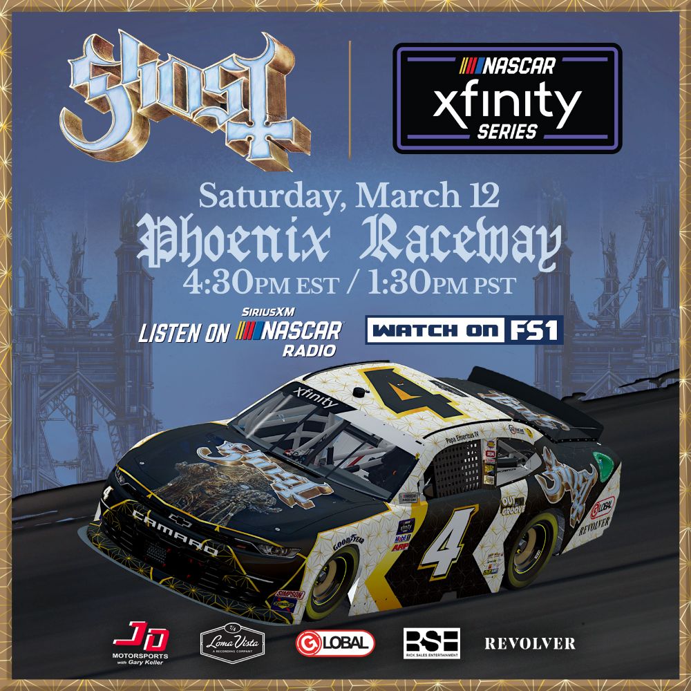 GHOST TO SPONSOR BAYLEY CURRY’S NO. 4 SATURDAY MARCH 12 AT PHOENIX RACEWAY