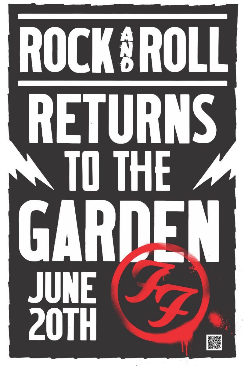 FOO FIGHTERS REOPEN MADISON SQUARE GARDEN ON JUNE 20