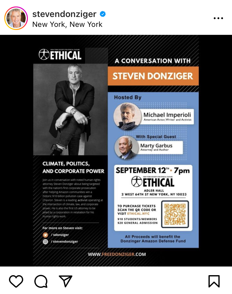 Climate, Politics, and Corporate Power: A Conversation with Steven Donziger