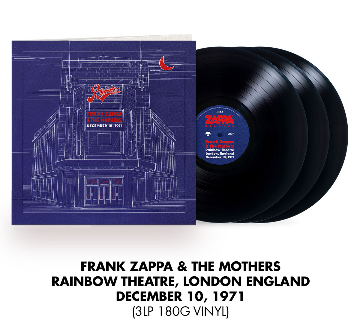 Frank Zappa & The Mothers - Rainbow Theatre, London England, December 10, 1971
