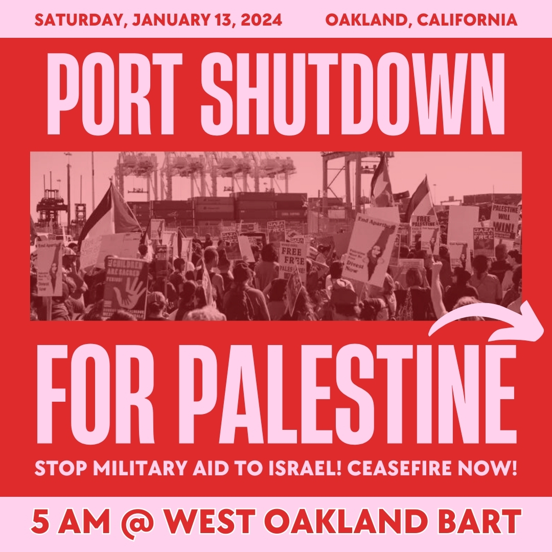 Port Shutdown for Palestine @ West Oakland BART