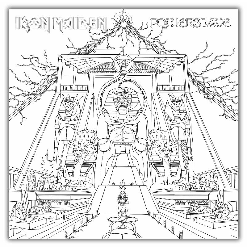 Official Iron Maiden Colouring Book Now Available