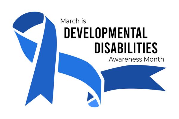 Developmental Disabilities ribbon. 